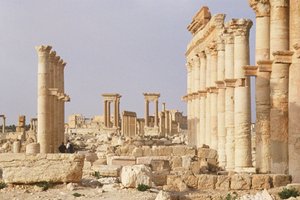Colonnaded Street Leading to the Temple of Bel, Constructed in Late 2nd-Early 3rd Century by Roman